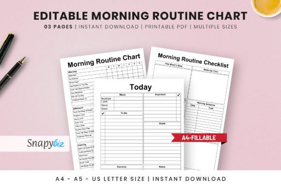Download Free Printable Morning Routine Checklist - Premium Resources