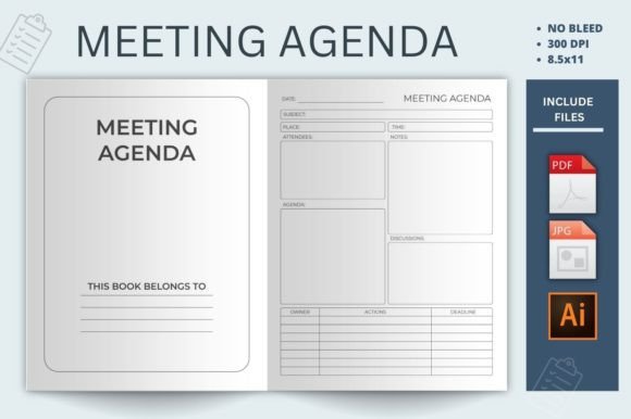 Download Meeting Agenda Kdp Interior Planner - Premium Resources